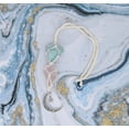 thumbnail image 4 of Hanging Car Charm - Amazonite & Rose Quartz - Dangling Moon & Healing Crystal Accessories, Rearview Mirror Decorations - Self-Love, Honesty, Clarity, Connection, Self-Worth, Love,, 4 of 4