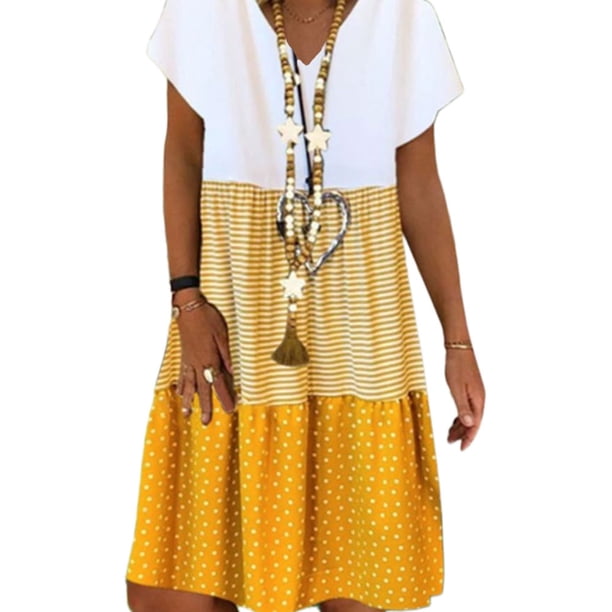 Falda a rayas de estilo informal con estampado digital suelto para mujer (XL) Ndcxsfigh libre de BPA