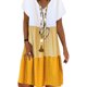 thumbnail image 1 of Falda a rayas de estilo informal con estampado digital suelto para mujer (XL) Ndcxsfigh libre de BPA, 1 of 9