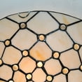 thumbnail image 6 of AFANQI 19.7" Ceiling Lamp 4 Lights Vintage Flush Mount Ceiling Light with Stained Glass Shade, 6 of 12