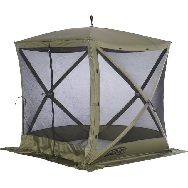 CLAM Quick-Set Traveler 6 x 6 Ft Portable Outdoor 4 Sided Canopy Shelter