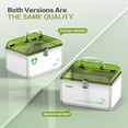 thumbnail image 6 of Glosen Aluminum Alloy Medicine Lock Box with Key, 8.46 * 5.87 * 5.51 Inches, Green Portable Child Safety Lock, 6 of 8