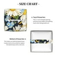 thumbnail image 5 of Kdxio Bees Collecting Nectar Print Tissue Box Cover,Square Decorative PU Leather Facial Paper Case Organizer Holder Dispenser for Bathroom,Night Stands,Desk,Car 5.2''X5.2''X5.2'', 5 of 8
