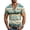 A-Light Blue704, variant on Men's Aztec Geometric V Neck T-Shirt Short Sleeve Western Casual Daily Wear Tee