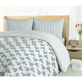 thumbnail image 5 of Ambesonne Forest Duvet Cover Sets, Botanical Simple Branches, 2-Queen, Laurel Green and White, 5 of 7
