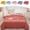 Red, variant on Yyuenw Summer Quilt, 55x78-inch Minimalist Solid-Color Summer Quilt, Washed Cotton Fabric & Machine Washable, Ideal for Summer Bedding and Home Decor