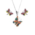 thumbnail image 1 of Juego Zvezda Mariposa Multicolor plata .925 Zvezda ZJU-FIG-MARIP-A, 1 of 6