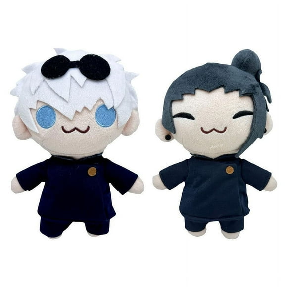 Jujutsu Kaisen Plush Toy, Cartoon Geto Suguru Stuffed Toys, Gojo Pillow for Kids Fans, Mini Satoru Gojo Plush-Anime Gift for Fans 8.26''(2 pcs)