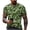 Army Green #34, variant on Mens Camo Shirt Camouflage Short Sleeve Athletic T Shirts Crew Neck Cotton Basic Work Out Tops Musle Lightweight Tees Khaki 6XL