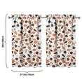 thumbnail image 4 of Fall Kitchen Curtains 39 Inch Short - 32Panel Set, Autumn Harvest Print, Rod Pocket Window Treatment for Thanksgiving, Farmhouse, Cafe, Living Room - Machine Washable, 4 of 4