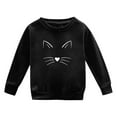 thumbnail image 4 of Bainana Little Girls Sweatshirt Cartoon Print Long Sleeve Crew Neck Shirt Fashion Casual Autumn Winter Girls Pullover Top Black Size, 4 of 4