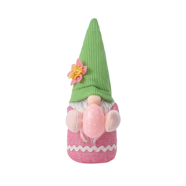 ICQOVD Poupée Interactive Oreilles de Lapin Ornement de Table Thème de Pâques Peluche Décorative