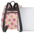 thumbnail image 3 of Disketp Starfish Mochila de Cuero para Mujer, Bolso de Espalda Antirrobo con Estilo para Viaje, Trabajo y Uso Diario, 3 of 4