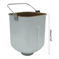 thumbnail image 2 of Household Bread Machine ,Accessories Bread Barrel Liner Mixer Bread Machine Baking Barrel Bread Machine Tray,1 x Bread Maker Mixing Bucket,Photo Color, 2 of 6
