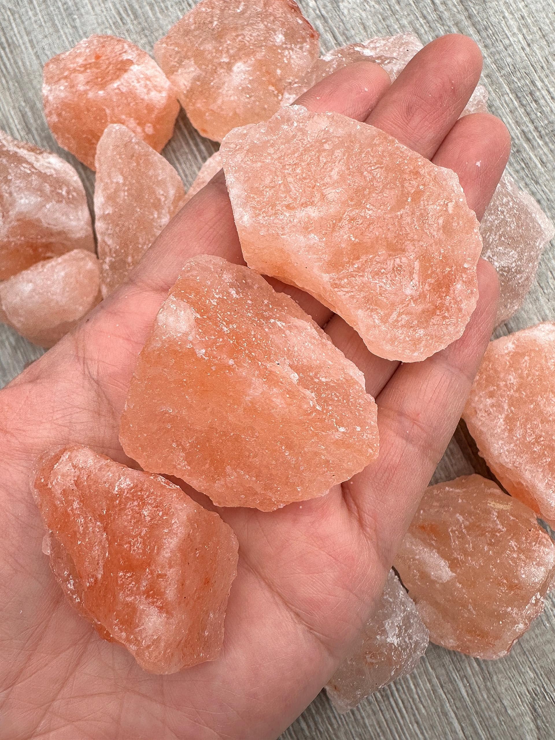 5 Pounds Natural Himalayan Salt Chunks, Large Himalayan Salt Rough Crystals, Chunky Crystals, Pink Sea Salt, Crystal Rocks