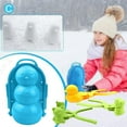 thumbnail image 4 of 4 unids/set Clip para , de arena de dibujos animados de pingüino 3D de invierno, para , niñas, adultos, peleas de , Yotijar Clip para hacer bolas de nieve, 4 of 10