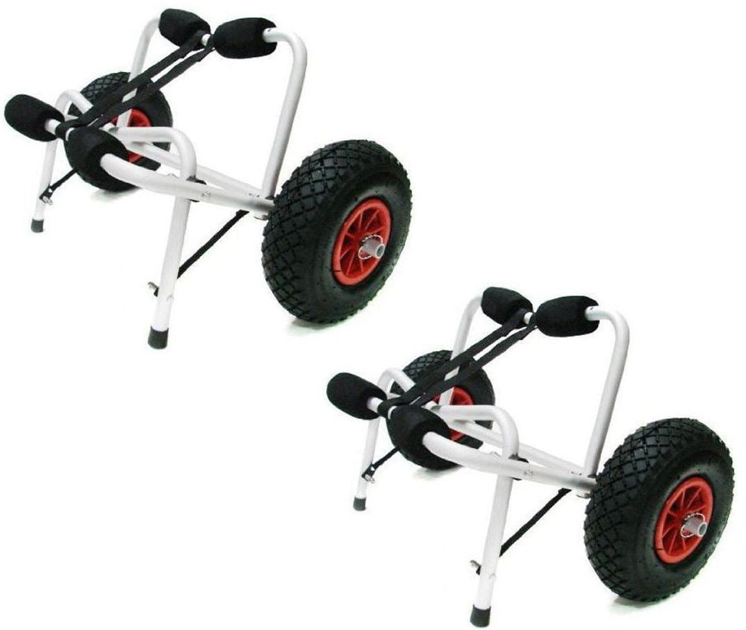 Tongina Kayak Cart Canoe Carrier Dolly Trailer Trolley with Tires Wheels Transport Jon Boat SUP Surfboard and More 