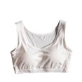 thumbnail image 3 of Blmnix Womens Bras High Support Racerback Bras Cotton Bras Bras Standard Straps Yellow Bralette Push Up Bras for Women, 3 of 4