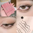 thumbnail image 4 of Heallor-delineador de ojos líquido, ultrafino, sedoso, mate, resistente al agua, sin manchas, duradero, delineador de ojos de gusano de seda, maquillaje de ojos negro, 4 of 5