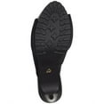 thumbnail image 4 of THALIA SODI Womens Black 1" Platform Lug Sole Cindie Round Toe Stiletto Slip On Heeled Sandal 9.5 M, 4 of 4