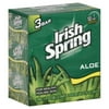 Irish Spring Deodorant Bath Bar Soap Aloe, 3.75 Oz Each 3 Bar Pack (Pack of 4) 12 Bars Total