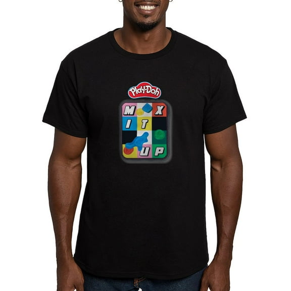 CafePress - Play Doh Mix It Up T Shirt - Men's Fitted T-Shirt