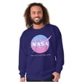 thumbnail image 5 of NASA Vaporwave Take Off Explore More Sweatshirt for Men or Women Brisco Brands M, 5 of 6