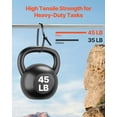 thumbnail image 4 of 1000 Pack 8 Inch Heavy Duty Cable Zip Ties 45LBS Tensile Strength Self Locking Nylon Wire Ties Heat Cold Resistant for Indoor Outdoor Use, 4 of 6