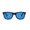 Blue, variant on Retro Sunglasses with UV400 Protection Candy Colored Lens Sunglasses Classic PC Frame Sunglasses for Everyday Fashion