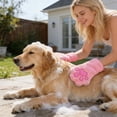 thumbnail image 2 of Toalla de baño para gatos y cachorros, lavable a máquina, reutilizable, toalla de aseo suave y absorbente para eliminar la suciedad, cuidado diario y viajes, 2 of 2