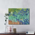 thumbnail image 7 of Van Gogh Wall Art, Irises Canvas Print, Van Gogh Print, Van Gogh Wall Art, Van Gogh Irises, Ready To Hang for Living Room Home Wall Decor 11x14, 7 of 7