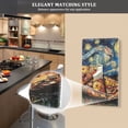 thumbnail image 5 of Yayeee Blank Wall Plate Cover 1-Gang 4.5"x2.7" Home Unused Decorative Outlet, Starry Pizza, 5 of 7