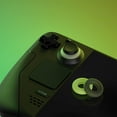 thumbnail image 5 of PlayVital 3 Pairs Silicone Aim Assist Target Motion Control Precision Rings for ps5, for ps4, for Xbox Series X/S/One / 360, for Switch Pro, for Steam Deck - Clear Black White & Glow in Dark Green, 5 of 7
