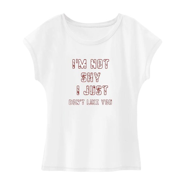 Camiseta para mujer Ropa suave Camiseta simple con cuello redondo para el trabajo Uso diario Vacaciones SG