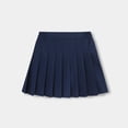 thumbnail image 2 of Mercatoo Girls Pleated Skirt School 𝗨niform Skort Elastic Waist 𝗠ini Skirts Pull On Basic 𝗣reppy Skirt Loose Casual Skirts, 2 of 3