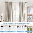 thumbnail image 6 of Urbanest Adjustable Double Curtain Rod Set Semplice Manhattan Finials – 1″ Front & 3/4″ Back Rod With Bronze Rod, 28–48 Inches, 6 of 6