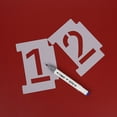 thumbnail image 6 of JZROCKER Curb Stencil Kit Alphabet Number Templates Reusable for DIY Project Home Decor, 6 of 20