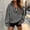 Gray, variant on Women's Sweatshirts Quarter Half Zip Pullover Workout Hoodies Fall Essentials 2026 Jackets With Pockets(Navy,M)