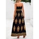 thumbnail image 2 of Vestido PRETTYGARDEN 2025 Maxi Floral Negro Talle XXL, 2 of 8