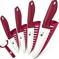 thumbnail image 1 of Juego de Cuchillos de Cerámica con Tapas, 9 Piezas, Cuchillos de Cocina para Pelar Frutas, Cuchillo de Chef, Cuchillo Utilitario y Pelador, 1 of 7
