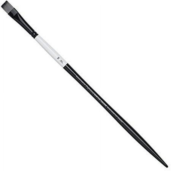 Winsor & Newton Artists' Acrylic Brush, Bright, Long Handle, 10