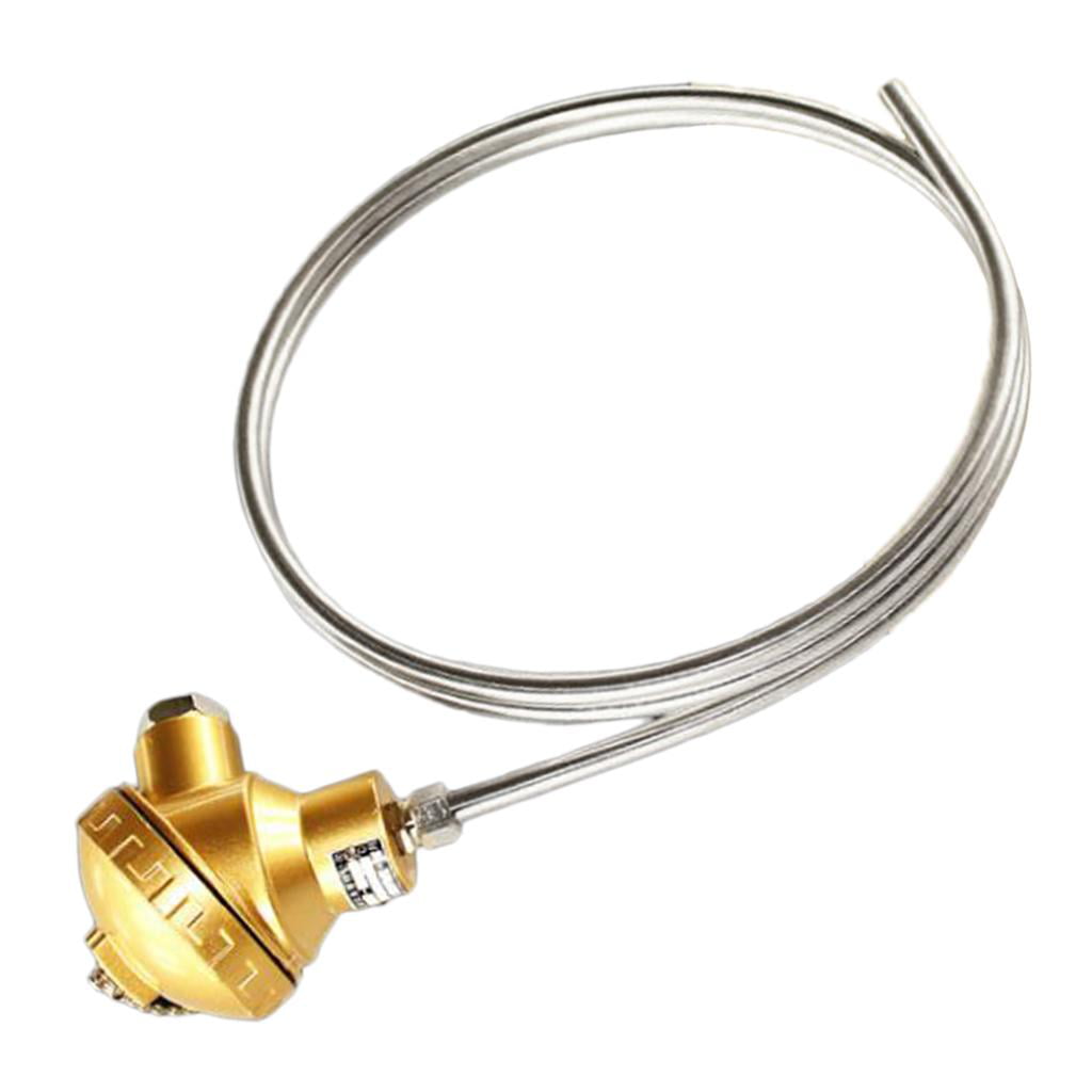 Stainless Steel Probe Thermocouple,Thermocouple 0-1300 Degree Temperature Sensor K Type Thermocouple 3x500mm