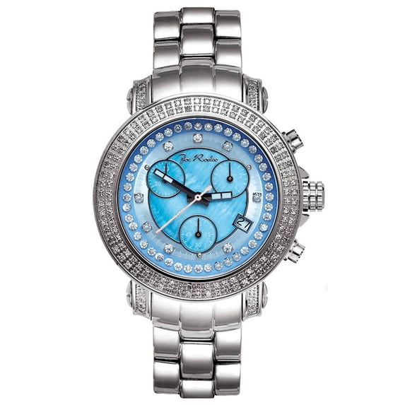 White Joe Rodeo Unisex-adult Diamond Watch Genuine Diamonds 1.25 ctw, 37 mm size case, Model: Rio, Style: JRO3