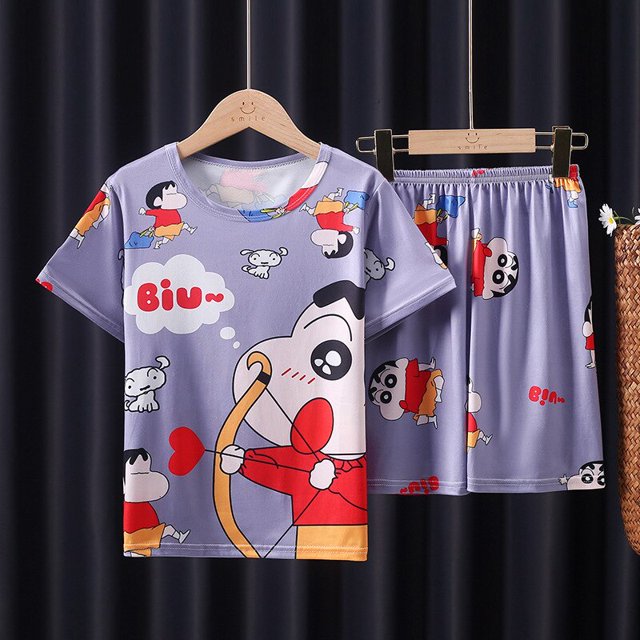 Conjunto de pijama de Hello Kitty y Mickey para niño y niña Deng Xun ropa de dormir de Dibujos animados