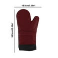 thumbnail image 3 of HengDidi High Temperature Resistant Silicone Oven Mitts for Baking, Cooking, Microwave, Soft Comfortable Heat Insulation Gloves, Easy to Clean Kitchen Safety Tool, 3 of 7