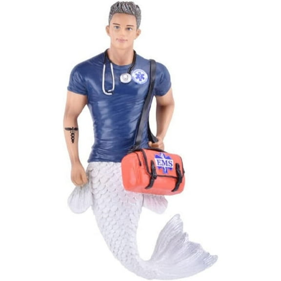 December Diamonds 55-55417 Merman Ornament First Responder