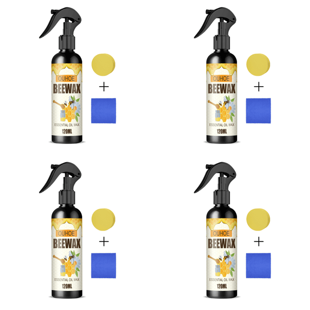 Spray Cera Abejas Al Desgaste para Pulido Protección Muebles 120 Ml Pisos (B)