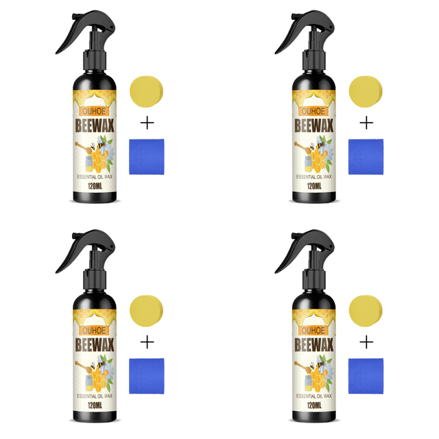 Spray Cera Abejas Al Desgaste para Pulido Protección Muebles 120 Ml Pisos (B)