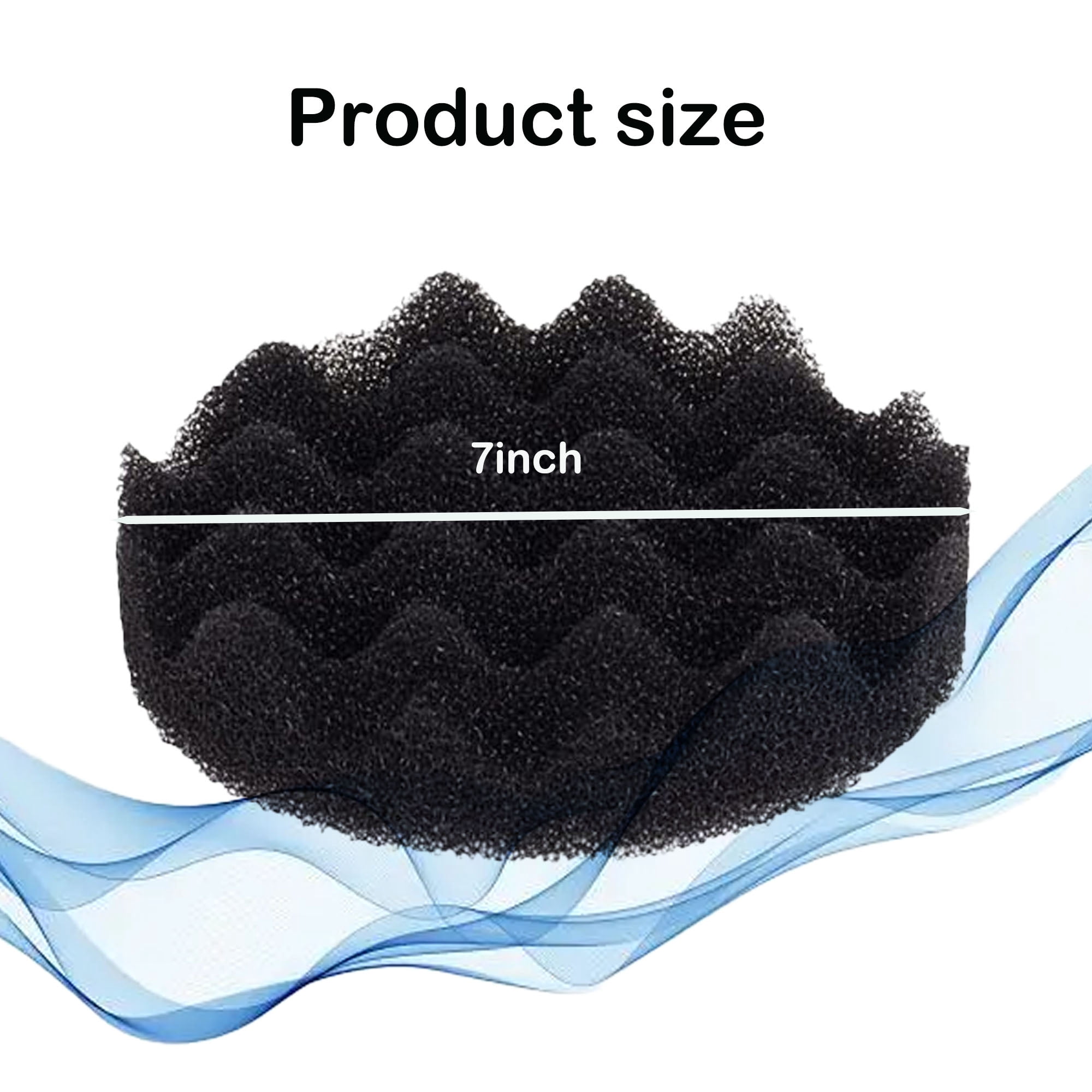 Genligt FX5 Bio-Foam Filter Pads Compatible with Fluval FX4 / FX6 Replacement Aquarium Sponge, 9 Pack