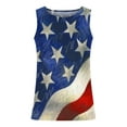 thumbnail image 4 of Teissuly Men's Independence Day Tank Top 3D Non Positioning Printed Top Casual Beach Sports Pullover Round Neck Sleeveless T-shirt Tank Top/shirt Blouses, 4 of 4